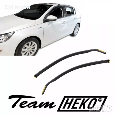 К-кт 4бр. Ветробрани HEKO за Пежо PEUGEOT 206 208 307 308 I II 508 предни и задни, снимка 3 - Аксесоари и консумативи - 52604498