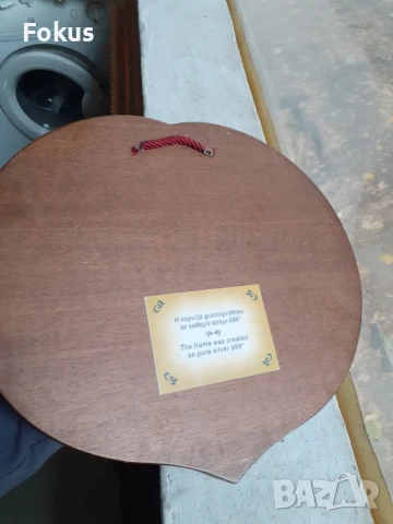 Уникална сребърна икона в кутия сърце със сертификат, снимка 5 - Антикварни и старинни предмети - 51043327