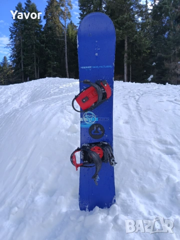 Snowboard с автомати и обувки 43