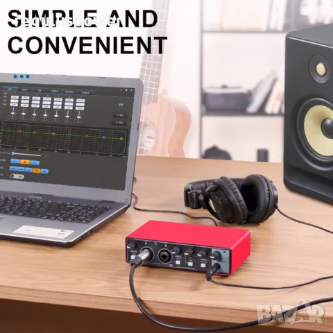 Смесител, професионален USB аудио интерфейс RP-MD22 G2, 24 bit/192kHz, Plug and Play , снимка 12 - Аудиосистеми - 50245571