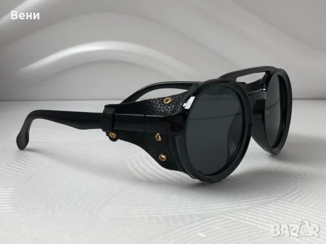 Мъжки слънчеви очила с кожа по модел на Carrera , снимка 11 - Слънчеви и диоптрични очила - 51292579