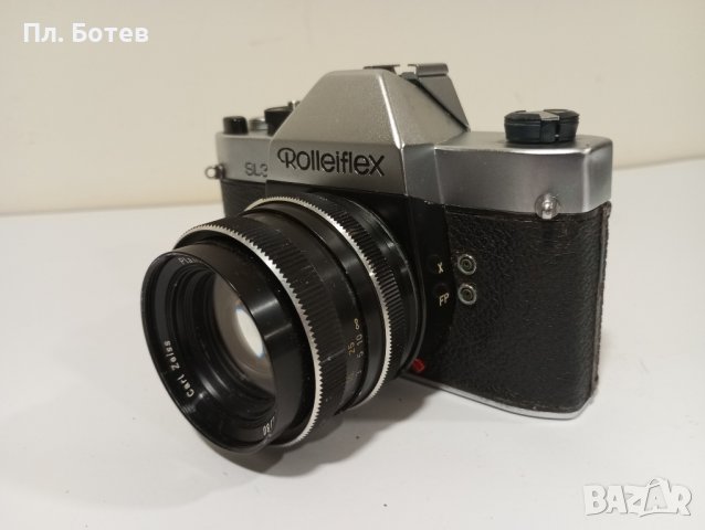 Фотоапарат Rolleiflex с обектив Carl Zeiss Planar 1.8/50, снимка 4 - Фотоапарати - 43793323