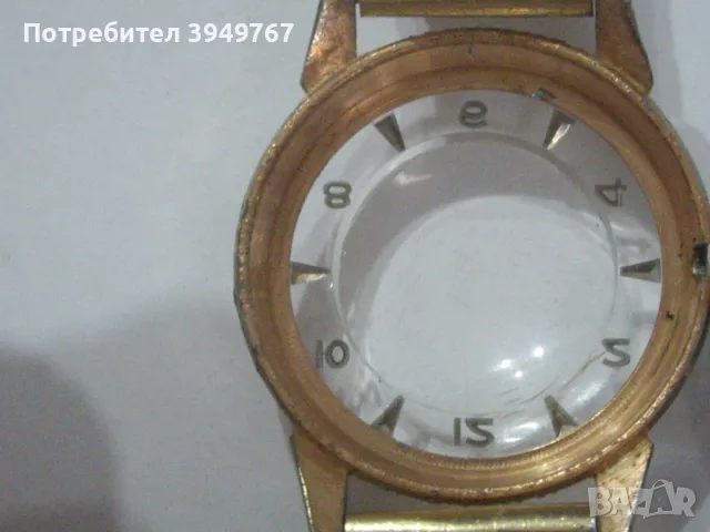 Стар позлатен мъжки часовник., снимка 6 - Мъжки - 50156406