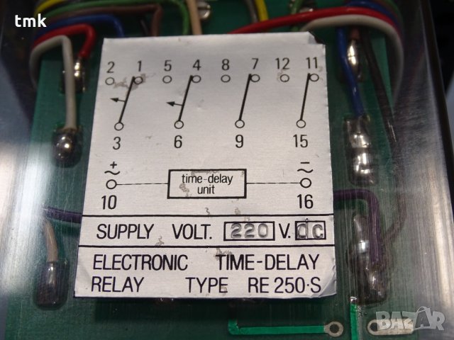реле време Time delay relay FIR RE 250 S, снимка 4 - Резервни части за машини - 33340060