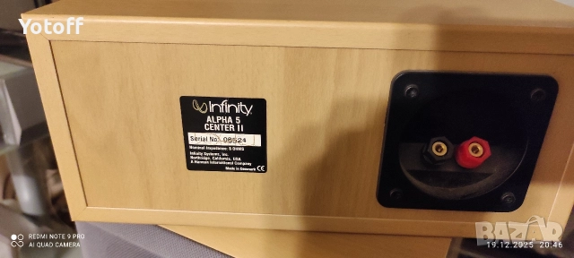 Infinity alpha , снимка 9 - Тонколони - 52851365