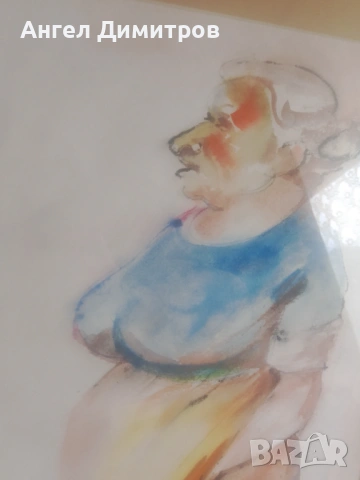 Чудомир прекрасен акварел , снимка 4 - Картини - 53410950