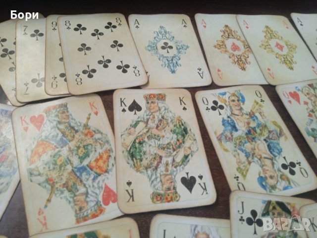 Rokoko ГДР стари карти червен гръб, снимка 3 - Карти за игра - 39677079