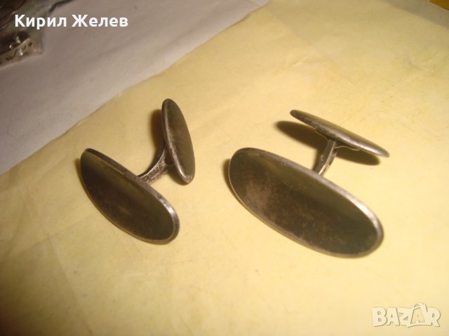 ВИНТИДЖ СТАРИННИ МАРКОВИ СРЕБЪРНИ КОПЧЕТА за РЪКАВЕЛИ ОКСИДИРАНО СРЕБРО 925 СТИЛНИ БУТОНЕЛИ 25159, снимка 11 - Антикварни и старинни предмети - 34884016