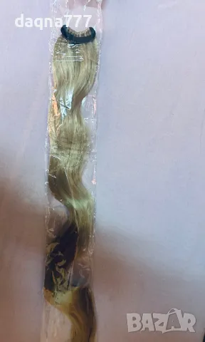 Луксозна 66.04 см права конска опашка за жени, снимка 13 - Аксесоари за коса - 49460322