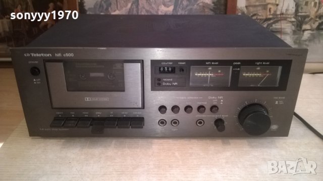 ПОРЪЧАН-TELETON C500-HIFI STEREO CASSETTE DECK-ВНОС ХОЛАНДИЯ, снимка 6 - Декове - 27790043
