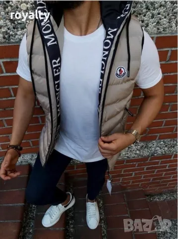 Moncler мъжки елеци Два цвята , снимка 2 - Спортни дрехи, екипи - 49631087