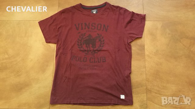 POLO CLUB Vinson London размер L мъжка тениска 34-28, снимка 1 - Тениски - 27499592
