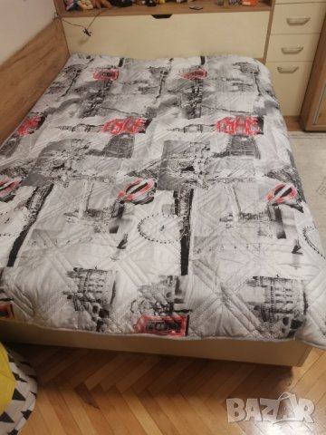 Ново шалте покривало кувертюра покривка  за легло на Дитекс  150/210 см, снимка 2 - Декорация за дома - 43083269