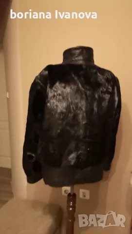 Красотичка естествена кожа с косъм пони намалям на 70лв , снимка 10 - Якета - 48348298