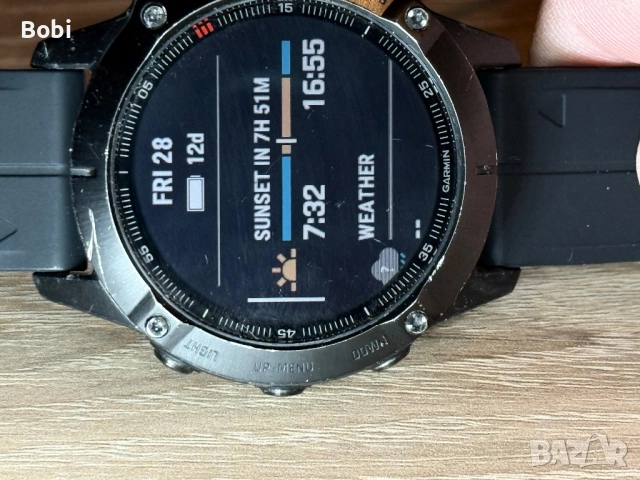 Garmin Fēnix 6 Pro (Gorilla Glass, 100m водоустойчивост) fenix, снимка 4 - Смарт часовници - 52696429