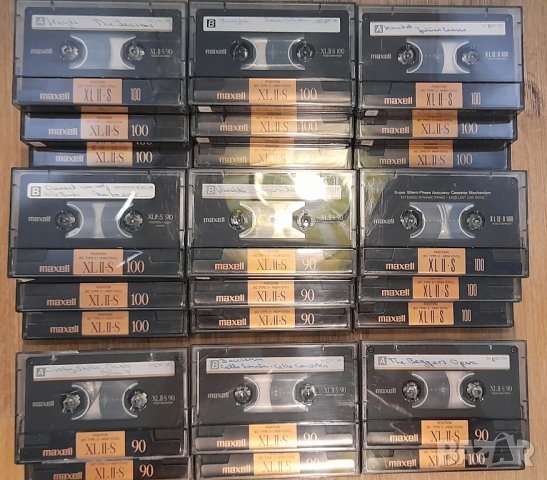 хромни аудио касети Maxell XL II S 90  - MADE IN ENGLAND!, снимка 3 - Аудио касети - 43677734
