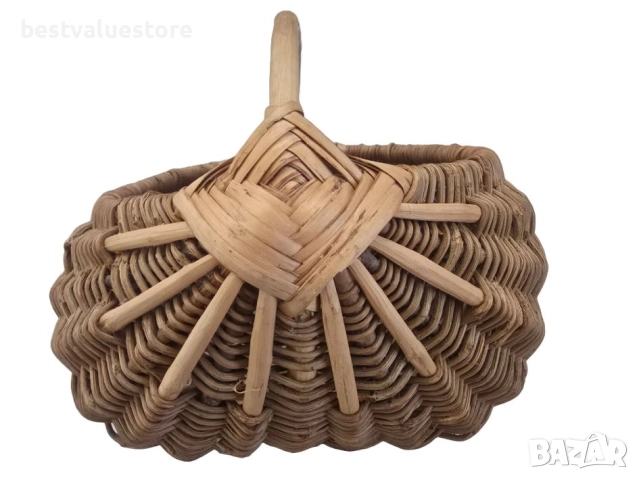Ръчно Плетена Кошница, снимка 3 - Декорация за дома - 51463341