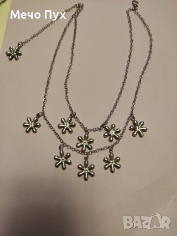 Сребърно колие (95), снимка 2 - Колиета, медальони, синджири - 39131160