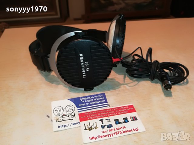 telefunken th700 headphones-germany 1907211103, снимка 8 - Слушалки и портативни колонки - 33562078