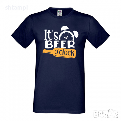 Мъжка тениска It's Beer O'clock,Бира,Бирфест,Beerfest,Подарък,Изненада,Рожден Ден, снимка 11 - Тениски - 36378286