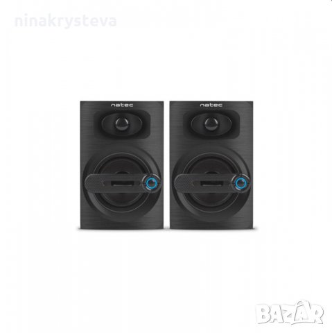 Тонколони Natec COUGAR, 6W RMS, 2.0, Bass Reflex, Дървени,Черни, снимка 3 - Тонколони - 32635198