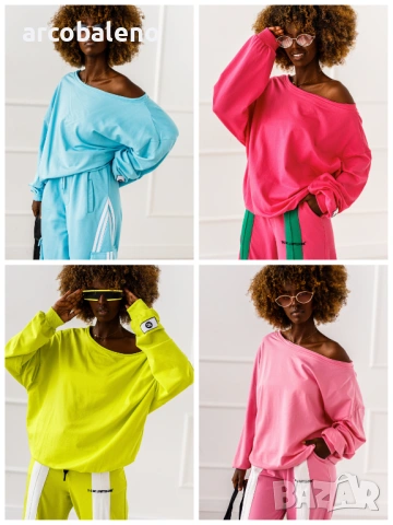 Дамски суитшърт Skew, 4цвята 