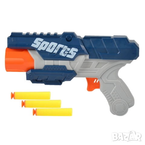  Детска играчка пистолет с меки патрони  