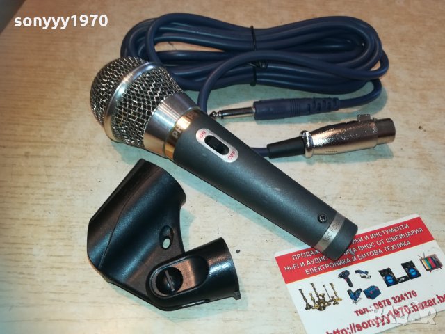philips profi mic+кабел+държач 2603211047, снимка 9 - Микрофони - 32308858