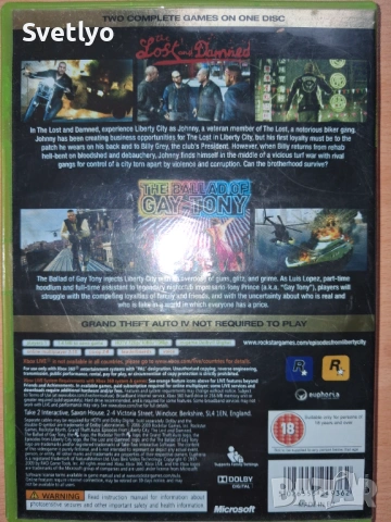 GTA Episodes from Liberty City за Xbox 360 / Xbox One, снимка 2 - Игри за Xbox - 53464205