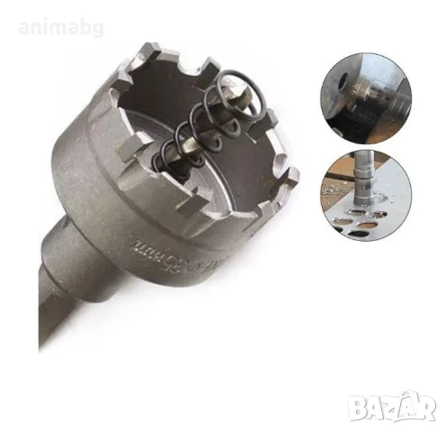 ANIMABG Боркорона за метал с твърдосплавни пластини 24мм, снимка 3 - Други инструменти - 50664978