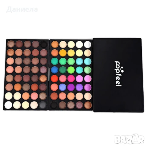 Палитра с 40 сенки за очи, снимка 7 - Декоративна козметика - 51169673