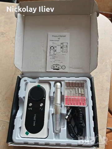 Електрическа пила за нокти , снимка 2 - Продукти за маникюр - 53222745