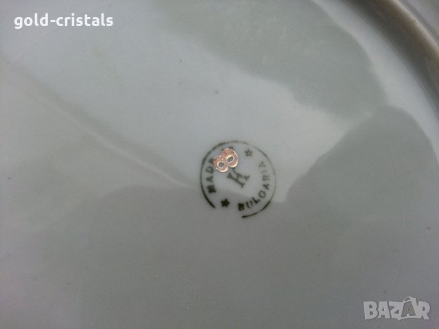 Стар български порцелан чинии, снимка 2 - Антикварни и старинни предмети - 33280516