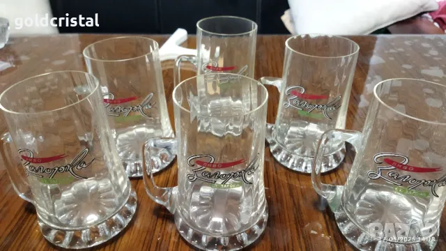 стари стъклени халби за бира , снимка 3 - Антикварни и старинни предмети - 50425684