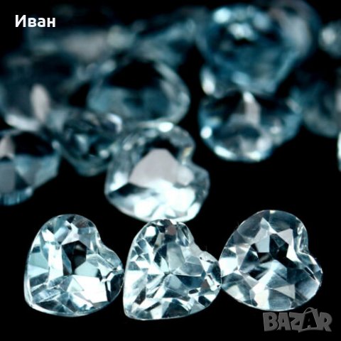 Топаз форма сърце