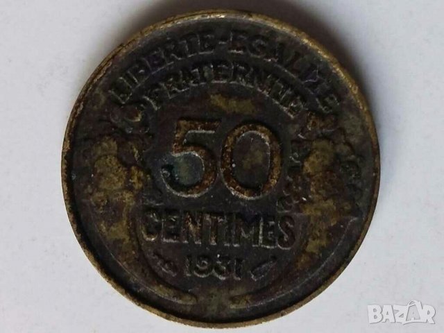 Монети Франция 1888-1931г., снимка 3 - Нумизматика и бонистика - 28548397