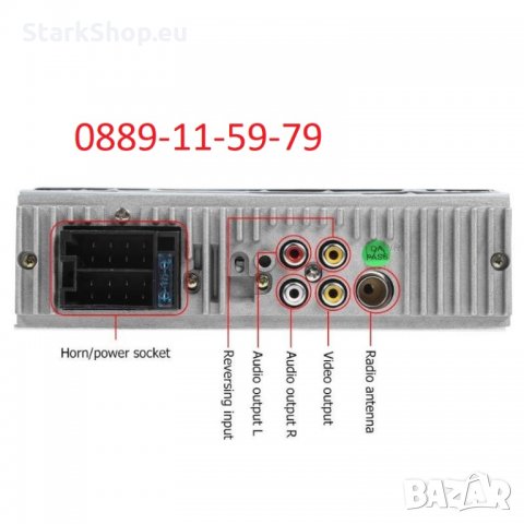 Авторадио мултимедия за кола 1DIN SS4019, снимка 3 - Радиокасетофони, транзистори - 28793670