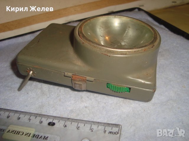 WUTEH - СТАРО СИГНАЛНО МЕТАЛНО РЯДКО РЕТРО БГ - ФЕНЕРЧЕ ВОЕННО 32187, снимка 7 - Антикварни и старинни предмети - 38276957