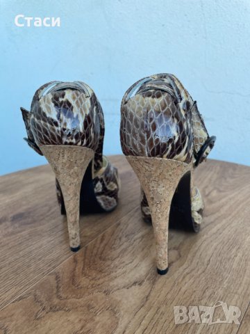 Елегантни дамски летни сандали с отворени пръсти на висок ток GiAnni, номер 37 EU, снимка 3 - Сандали - 36602569