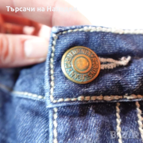 $219 Мъжки дънки Robins Jeans Mens 36 Blue Pants Studded Patches Grunge Street Wear 36x33 Vintage , снимка 16 - Дънки - 50871422