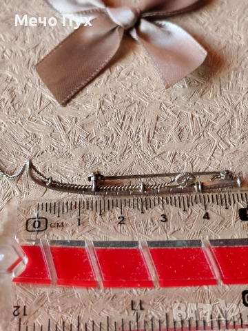 Сребърна брошка (20), снимка 3 - Въдици - 52502058