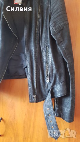 Кожено яке марка Pepe Jeans, снимка 3 - Палта, манта - 42504996