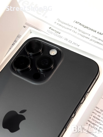 ГАРАНЦИЯ! Apple iPhone 16 Pro 256GB - Black Titanium, снимка 2 - Apple iPhone - 52379554