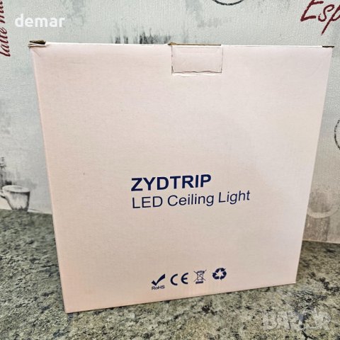 ZYDTRIP Модерна таванна LED лампа 22W 6000K, снимка 8 - Лед осветление - 43972682