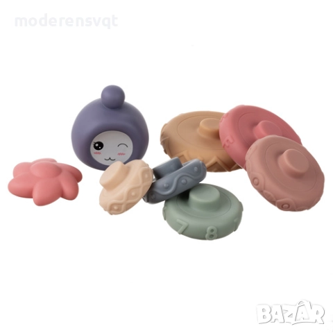 Меки сензорни блокчета - 8 бр, снимка 4 - Дрънкалки и чесалки - 52550576