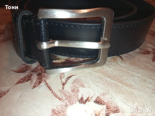 LUIGI LAMBERTO Нов Стилен Мъжки Колан Изцяло от Естествена Кожа 130см., снимка 7 - Колани - 52675787