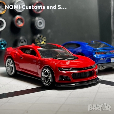 Hot Wheels Camaro Zl1 Custom, снимка 6 - Коли, камиони, мотори, писти - 52648628