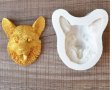3D Куче Хъски Овчарка глава силиконов молд декорация украса фондан торта мъфини и др, снимка 2
