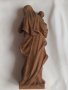 дървена статуетка дърворезба Богородица с Младенеца, снимка 1