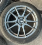 4бр джанти JR21 (japan racing)Hyper Gray за опел opel saab сааб 5х110 J7 ET35 + 4бр летни гуми, снимка 2